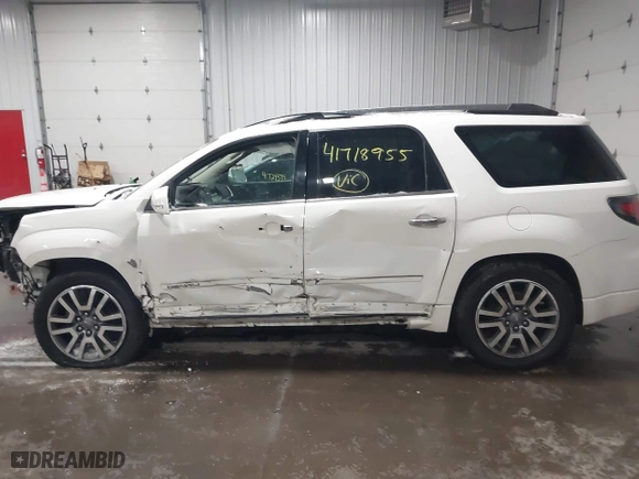 2014 GMC Acadia Denali with VIN 1GKKVTKD2EJ225389, listed as a IAAI auction lot 41718955 with 126,865 mi miles. Bid and sale history available at carsss.com. Image 14.