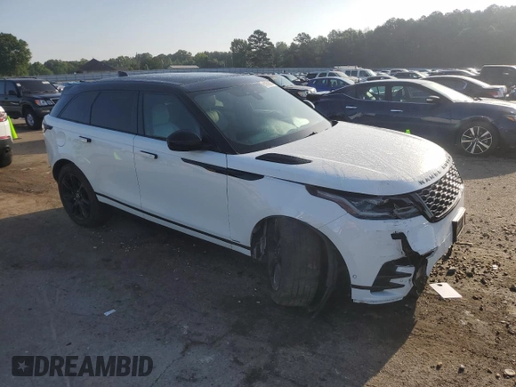 2019 Land Rover Range Rover Velar R-Dynamic SE with VIN SALYL2EX4KA784653, listed as a Copart auction lot 61566655 with 76,433 mi miles and Salvage title. Bid and sale history available at DreamBid. Image 4.