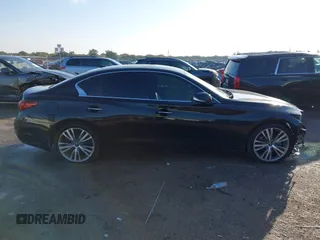 2018 Infiniti Q50 3.0t LUXE with VIN JN1EV7AP2JM359410, listed as a IAAI auction lot 40742721 with 161,858 mi miles. Bid and sale history available at carsss.com. Image 13.