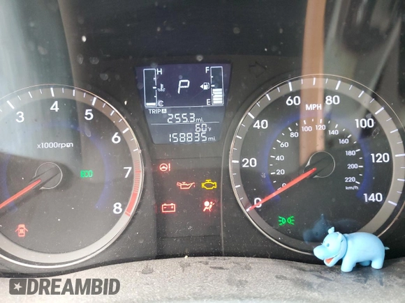 2016 Hyundai Accent SE with VIN KMHCT4AE3GU013488, listed as a Copart auction lot 49737635 with 158,835 mi miles and Salvage Title. Bid and sale history available at carsss.com. Image 9.