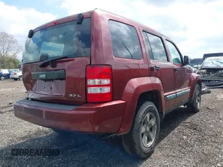 2008 Jeep Liberty Sport with VIN 1J8GN28K68W111462, listed as a IAAI auction lot 42012567 with 129,077 mi miles. Bid and sale history available at carsss.com. Image 4.