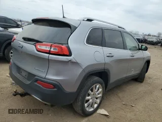 2017 Jeep Cherokee Limited with VIN 1C4PJLDB6HW517966, listed as a Copart auction lot 52453725 with 134,536 mi miles and Clean Title. Bid and sale history available at carsss.com. Image 3.