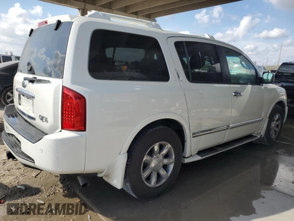 2005 Infiniti QX56 z VIN 5N3AA08CX5N804531, wystawiony jako Copart lot #43847445 z przebiegiem 130 074 mil mil oraz Szkoda całkowita • Salvage title. Historia ofert i sprzedaży dostępna na DreamBid. Obrazek 3.