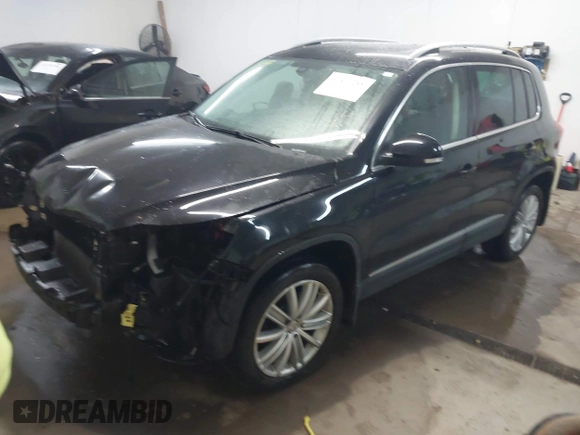 2016 Volkswagen Tiguan S with VIN WVGBV7AX9GW569978, listed as a IAAI auction lot 41531258 with 106,773 mi miles and . Bid and sale history available at DreamBid. Image 2.
