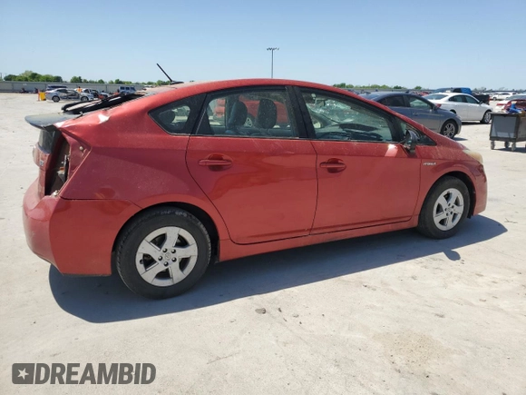 2011 Toyota Prius I with VIN JTDKN3DU3B1467807, listed as a Copart auction lot 52261185 with 209,111 mi miles and Salvage Title. Bid and sale history available at carsss.com. Image 3.