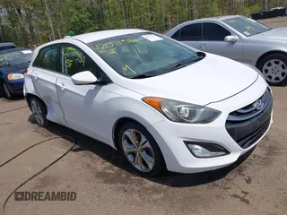 2013 Hyundai Elantra GT with VIN KMHD35LE5DU055132, listed as a IAAI auction lot 42071589 with 80,427 mi miles. Bid and sale history available at carsss.com. Image 1.
