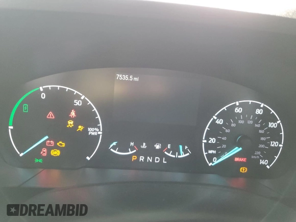 2024 Ford Maverick XLT with VIN 3FTTW8H37RRB03096, listed as a Copart auction lot 59818565 with 7,535 mi miles and Salvage title. Bid and sale history available at DreamBid. Image 9.