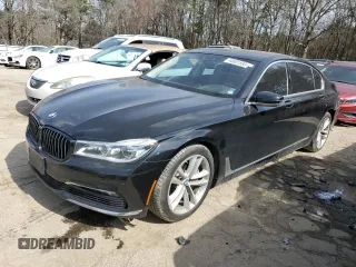 2017 BMW 7 Series 750i with VIN WBA7F0C54HGM21367, listed as a Copart auction lot 40801593 with 74,477 mi miles. Bid and sale history available at carsss.com. Image 1.