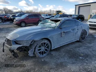 2024 Ford Mustang EcoBoost with VIN 1FA6P8TH6R5110367, listed as a Copart auction lot 41497465 with 0 mi miles and Salvage Title. Bid and sale history available at carsss.com. Image 1.