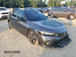 2023 Honda Civic EX with VIN 2HGFE1F7XPH306331, listed as a Copart auction lot 62235105 with 35,824 mi miles and Salvage title. Bid and sale history available at DreamBid. Image 4.