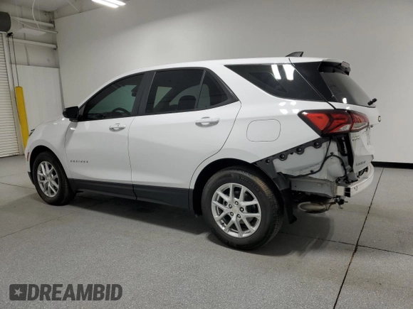 2024 Chevrolet Equinox LS with VIN 3GNAXHEGXRL161340, listed as a Copart auction lot 55029395 with 23,935 mi miles and Clean Title. Bid and sale history available at DreamBid. Image 2.