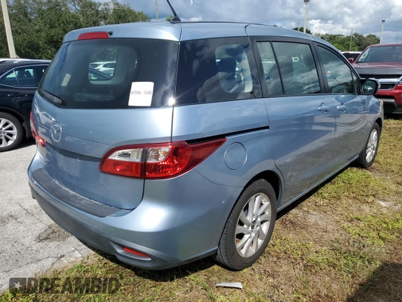2013 Mazda 5 Sport with VIN JM1CW2BL0D0145429, listed as a Copart auction lot 74133644 with 70,161 mi miles and Salvage Title. Bid and sale history available at DreamBid. Image 3.