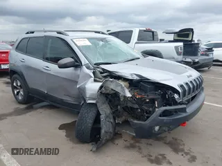 2014 Jeep Cherokee Trailhawk z VIN 1C4PJMBS5EW216013, wystawiony jako IAAI lot #42195397 z przebiegiem 62 245 mil mil oraz . Historia ofert i sprzedaży dostępna na DreamBid. Obrazek 1.