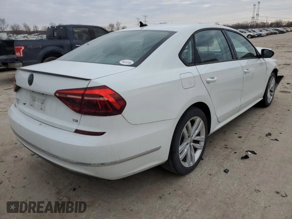 2019 Volkswagen Passat 2.0T Wolfsburg Edition with VIN 1VWLA7A37KC010650, listed as a Copart auction lot 42415405 with 26,305 mi miles and Salvage Title. Bid and sale history available at carsss.com. Image 3.