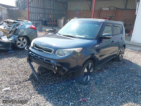 2015 Kia Soul ! with VIN KNDJX3A55F7132098, listed as a IAAI auction lot 41850622 with 104,122 mi miles. Bid and sale history available at carsss.com. Image 2.