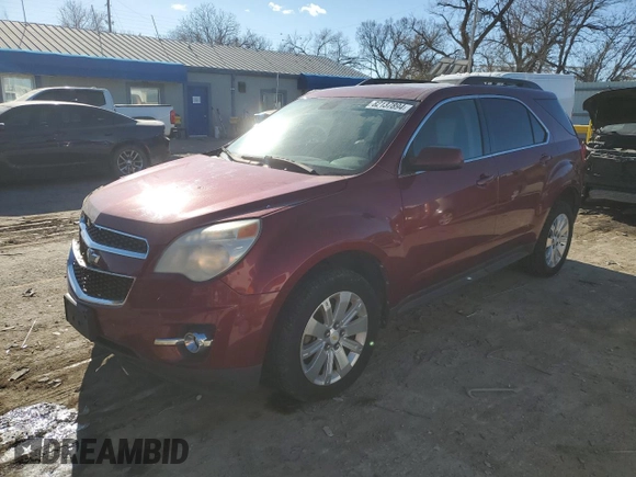 2010 Chevrolet Equinox LT w/2LT with VIN 2CNFLPEY0A6374783, listed as a Copart auction lot 82137894 with 206,590 mi miles and Salvage Title. Bid and sale history available at carsss.com. Image 1.