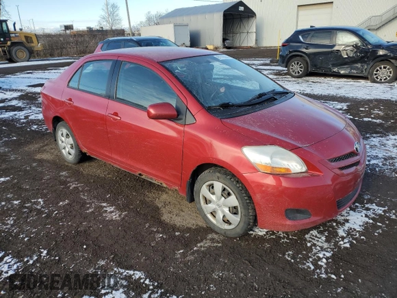 2008 Toyota Yaris with VIN JTDBT923581285506, listed as a Copart auction lot 81775244 with 188,482 mi miles and Salvage Title. Bid and sale history available at DreamBid. Image 4.