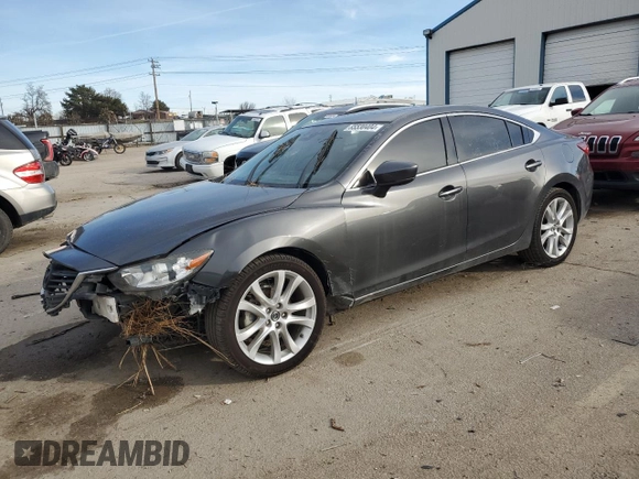 2017 Mazda 6 Touring with VIN JM1GL1V56H1139359, listed as a Copart auction lot 85530404 with 154,029 mi miles and Salvage Title. Bid and sale history available at DreamBid. Image 1.