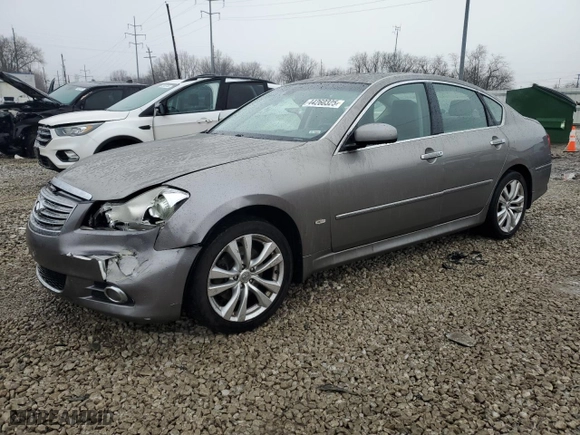 2008 Infiniti M35 with VIN JNKAY01F28M655117, listed as a Copart auction lot 44260325 with 144,205 mi miles and Salvage Title. Bid and sale history available at carsss.com. Image 1.