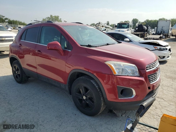 2015 Chevrolet Trax LT with VIN KL7CJRSB5FB228678, listed as a Copart auction lot 68491794 with 90,408 mi miles and Clean Title. Bid and sale history available at carsss.com. Image 4.