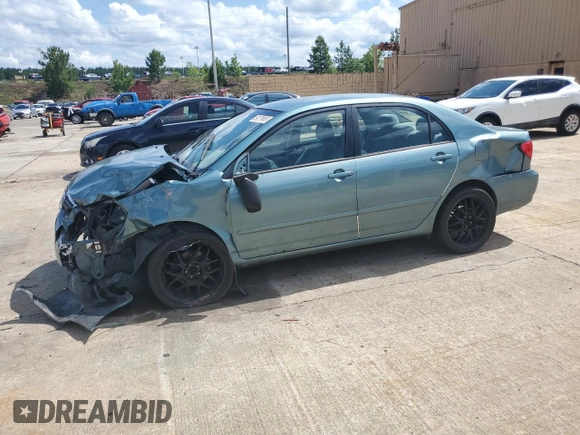 2006 Toyota Corolla CE with VIN 1NXBR32E66Z643376, listed as a Copart auction lot 59279665 with Not provided miles and Salvage title. Bid and sale history available at DreamBid. Image 1.
