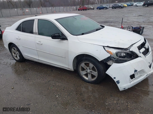 2013 Chevrolet Malibu LS with VIN 1G11B5SA0DF219036, listed as a IAAI auction lot 41852960 with 119,365 mi miles. Bid and sale history available at carsss.com. Image 1.