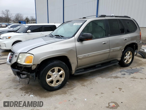 2002 GMC Envoy SLT with VIN 1GKDT13S122445936, listed as a Copart auction lot 44230555 with 203,640 mi miles and Non Repairable. Bid and sale history available at carsss.com. Image 1.