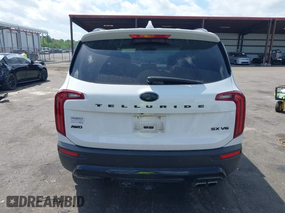 2021 Kia Telluride SX with VIN 5XYP5DHCXMG167178, listed as a IAAI auction lot 41971125 with 99,231 mi miles. Bid and sale history available at carsss.com. Image 16.