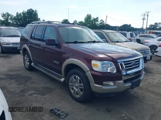 2006 Ford Explorer Eddie Bauer with VIN 1FMEU74E96UA01766, listed as a IAAI auction lot 42624663 with 145,942 mi miles and . Bid and sale history available at DreamBid. Image 1.