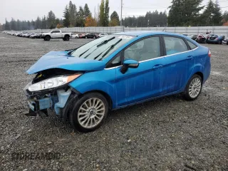 2016 Ford Fiesta Titanium z VIN 3FADP4CJ3GM108313, wystawiony jako Copart lot #78457954 z przebiegiem 44 726 mil mil oraz Szkoda całkowita • Salvage title. Historia ofert i sprzedaży dostępna na DreamBid. Obrazek 1.