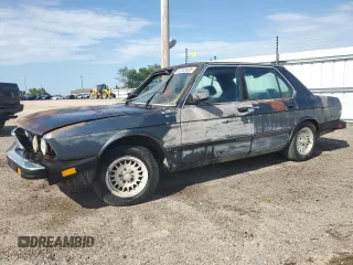 1986 BMW 5 Series with VIN WBADK7300G9650210, listed as a Copart auction lot 62323635 with 239,277 mi miles and Clean title. Bid and sale history available at DreamBid. Image 1.