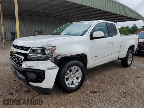 2022 Chevrolet Colorado 2WD LT with VIN 1GCHSCEA7N1247341, listed as a Copart auction lot 53998745 with 33,241 mi miles and Clean Title. Bid and sale history available at carsss.com. Image 1.