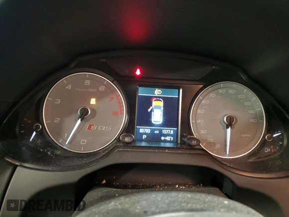 2017 Audi SQ5 Premium Plus with VIN WA1CCAFP7HA100322, listed as a Copart auction lot 45464645 with 65,793 mi miles and Salvage title. Bid and sale history available at DreamBid. Image 9.