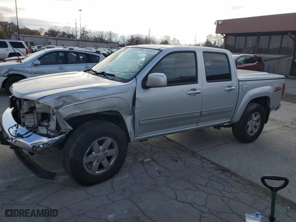 2011 Chevrolet Colorado LT w/2LT with VIN 1GCHTDFE9B8131694, listed as a Copart auction lot 77600844 with 170,089 mi miles and Salvage Title. Bid and sale history available at carsss.com. Image 1.
