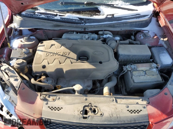 2009 Kia Rio LX with VIN KNADE243596567394, listed as a Copart auction lot 42240065 with 160,044 mi miles and Salvage Title. Bid and sale history available at carsss.com. Image 11.