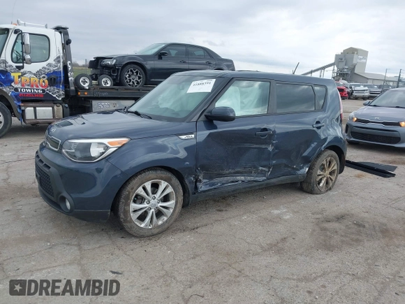 2015 Kia Soul + with VIN KNDJP3A56F7226118, listed as a IAAI auction lot 41888391 with 79,221 mi miles and . Bid and sale history available at DreamBid. Image 2.