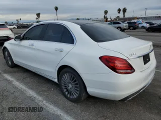2015 Mercedes-Benz C-Class C 300 Luxury with VIN 55SWF4KB9FU037071, listed as a Copart auction lot 48776545 with 105,134 mi miles and Salvage Title. Bid and sale history available at carsss.com. Image 2.