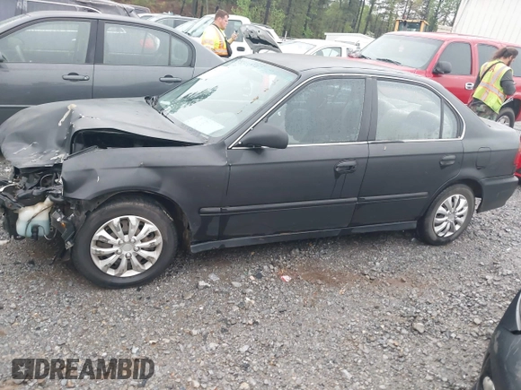 2000 Honda Civic LX with VIN 1HGEJ6674YL005143, listed as a IAAI auction lot 41961215 with 252,818 mi miles. Bid and sale history available at carsss.com. Image 14.