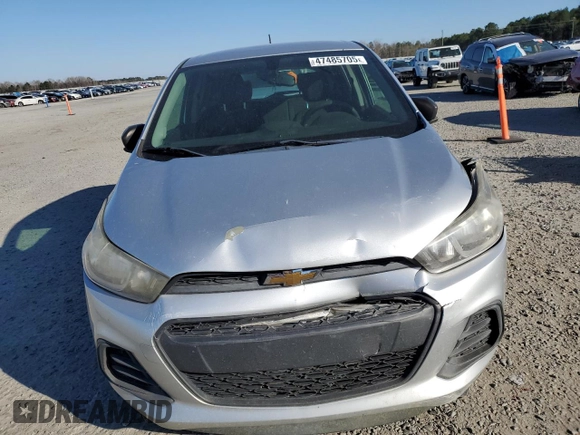 2016 Chevrolet Spark LS with VIN KL8CB6SA8GC584567, listed as a Copart auction lot 47485705 with 152,169 mi miles and Salvage Title. Bid and sale history available at carsss.com. Image 5.