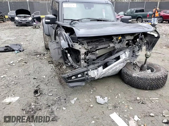 2023 Ford Bronco Raptor with VIN 1FMEE5JR4PLB71484, listed as a Copart auction lot 86353214 with 0 mi miles and Salvage Title. Bid and sale history available at carsss.com. Image 12.