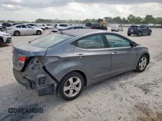 2013 Hyundai Elantra GLS z VIN 5NPDH4AE4DH292871, wystawiony jako Copart lot #58271825 z przebiegiem 74 746 mil mil oraz Szkody całkowita. Historia ofert i sprzedaży dostępna na DreamBid. Obrazek 3.