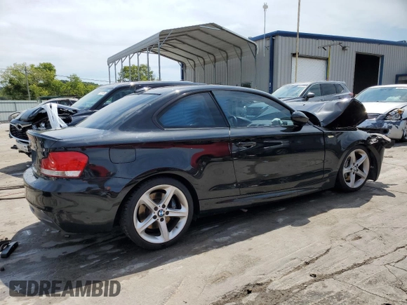 2009 BMW 1 Series 135i with VIN WBAUC735X9VK80113, listed as a Copart auction lot 62851215 with Not provided miles and Salvage title. Bid and sale history available at DreamBid. Image 3.