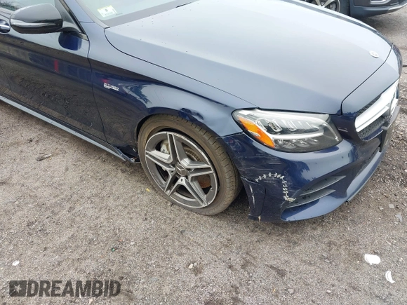 2020 Mercedes-Benz C 43 AMG with VIN W1KWF6EB0LR596187, listed as a IAAI auction lot 42644855 with 64,260 mi miles and . Bid and sale history available at DreamBid. Image 6.