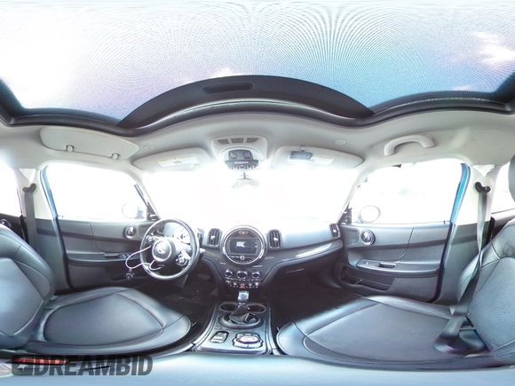 2018 MINI Countryman Cooper with VIN WMZYS7C36J3E08906, listed as a Copart auction lot 56538115 with 129,473 mi miles and Salvage title. Bid and sale history available at DreamBid. Image 14.
