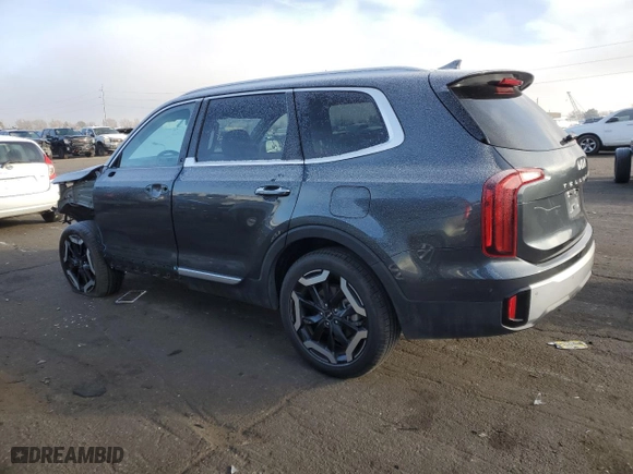 2024 Kia Telluride S with VIN 5XYP6DGC7RG461546, listed as a Copart auction lot 87396584 with 7,708 mi miles and Salvage Title. Bid and sale history available at carsss.com. Image 2.