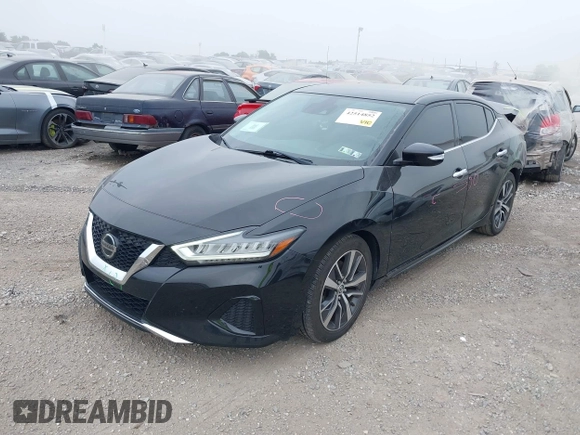 2020 Nissan Maxima SV with VIN 1N4AA6CV3LC360108, listed as a IAAI auction lot 42514852 with 96,640 mi miles and . Bid and sale history available at DreamBid. Image 2.