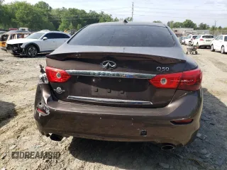 2017 Infiniti Q50 3.0t Premium with VIN JN1EV7AP6HM737836, listed as a Copart auction lot 52141883 with 123,927 mi miles and Clean Title. Bid and sale history available at carsss.com. Image 6.