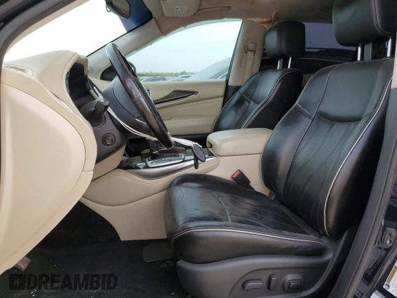 2015 Infiniti QX60 with VIN 5N1AL0MM4FC531245, listed as a Copart auction lot 49569695 with 205,253 mi miles and Salvage title. Bid and sale history available at DreamBid. Image 7.