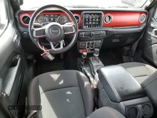 2022 Jeep Gladiator Rubicon with VIN 1C6JJTBG5NL149501, listed as a Copart auction lot 53029565 with 46,151 mi miles and Salvage title. Bid and sale history available at DreamBid. Image 8.