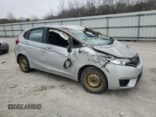 2015 Honda Fit LX with VIN 3HGGK5G52FM740860, listed as a Copart auction lot 44438335 with Not Provided miles and Salvage Title. Bid and sale history available at carsss.com. Image 4.